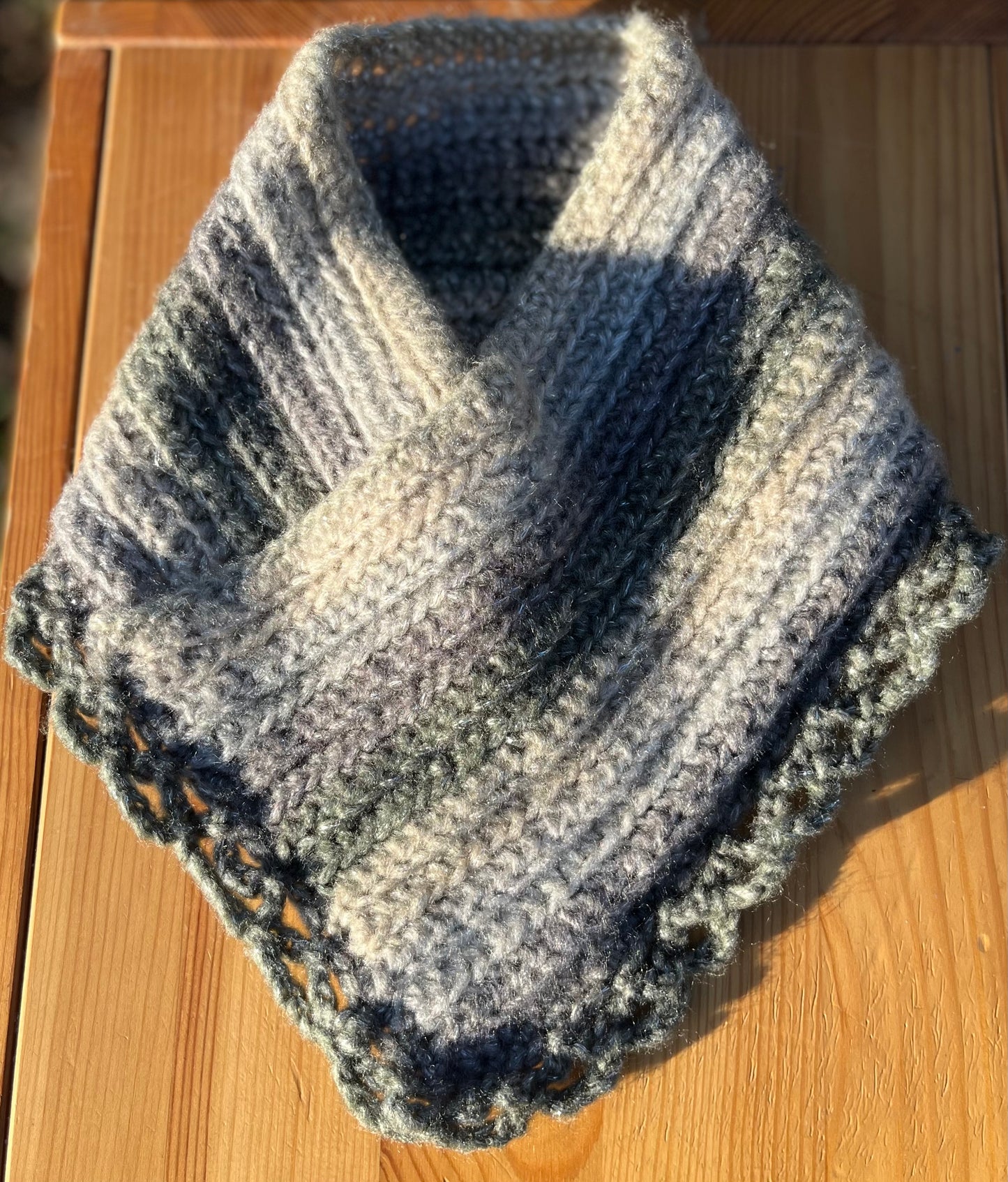Silver Scallop Cowl