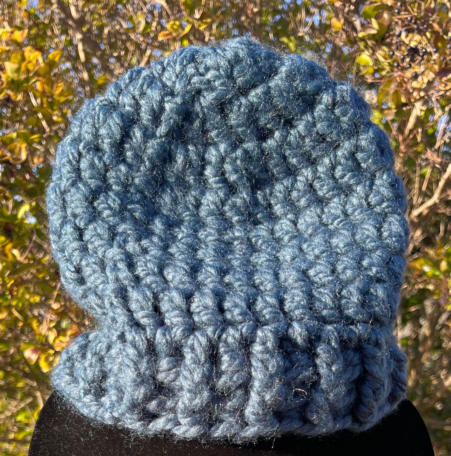 Blue Thick Beanie