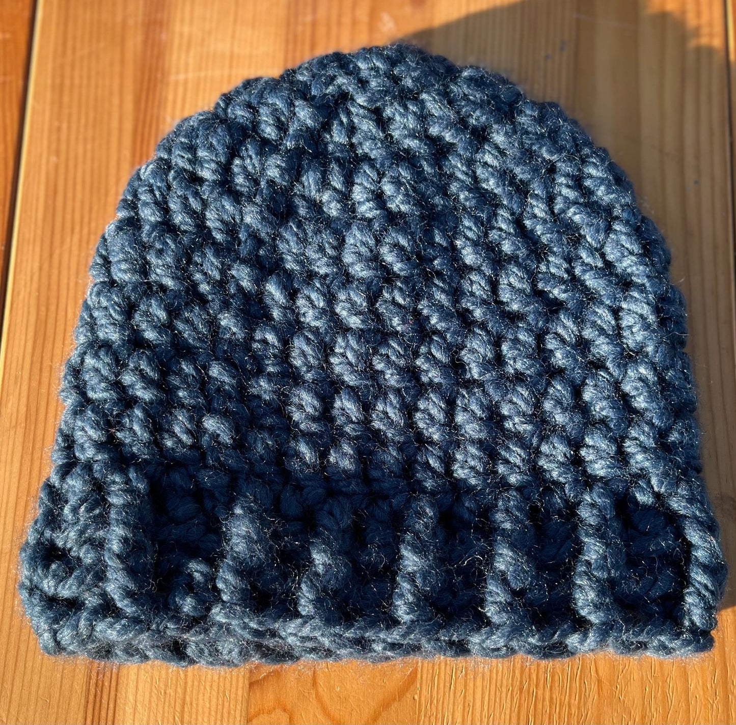 Blue Thick Beanie