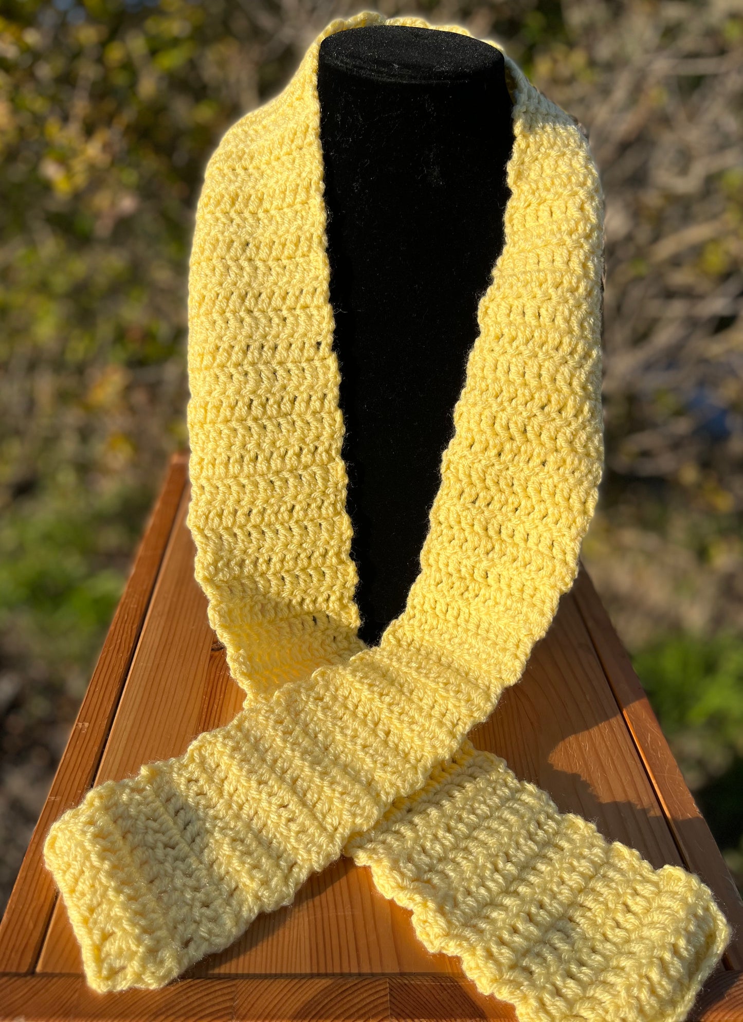 Simple Crochet Scarf