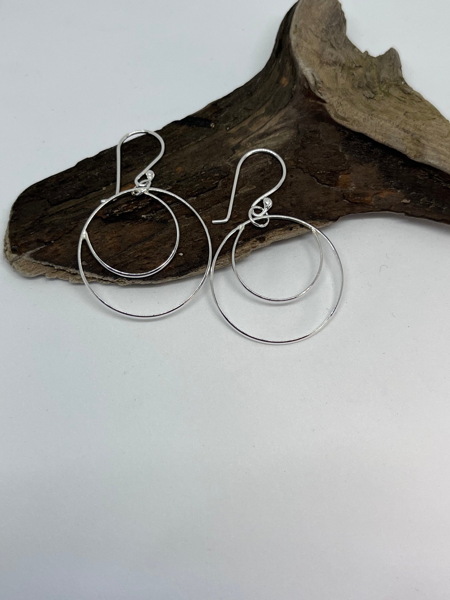 Waxing Moon Hoops