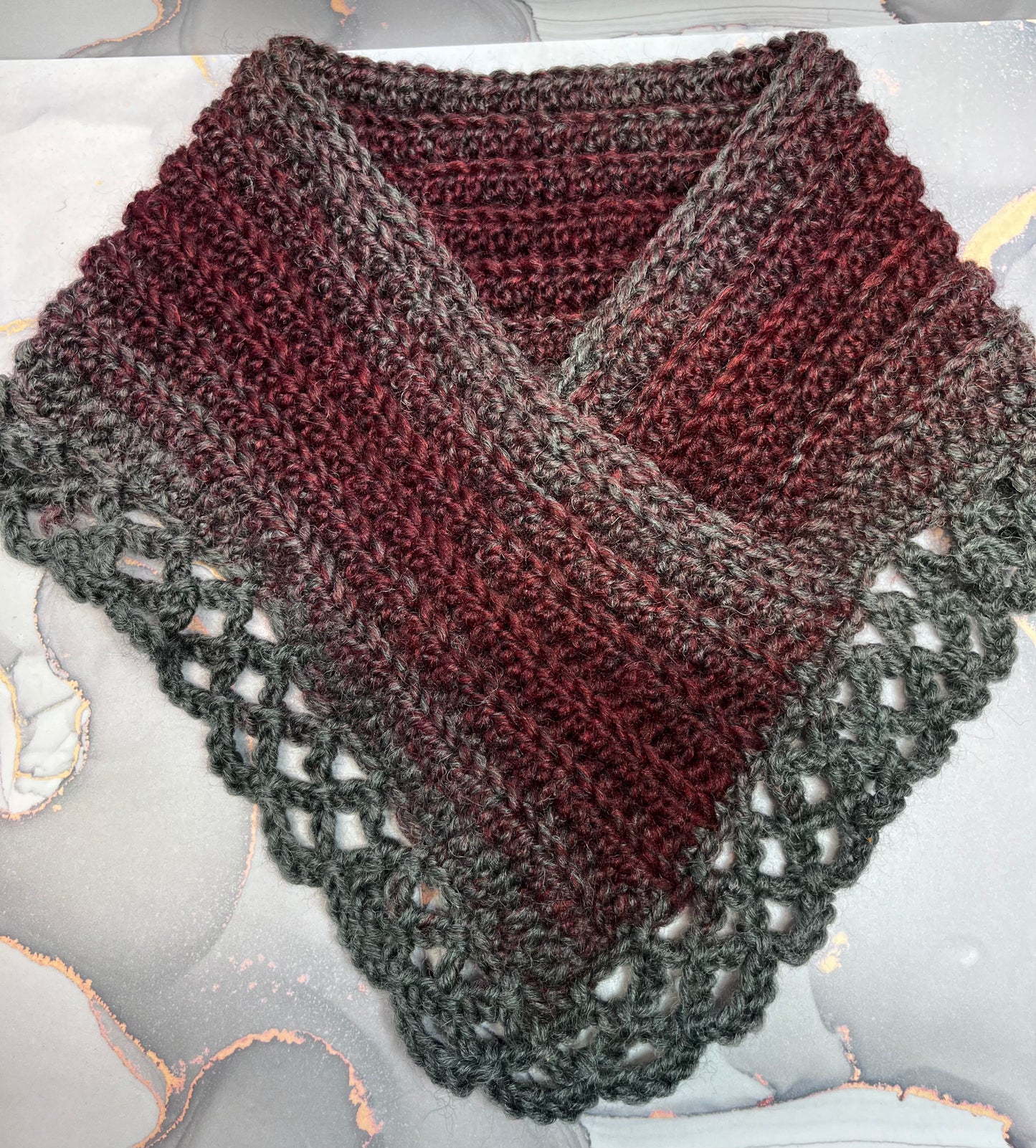 Maroon & Grey Cowl