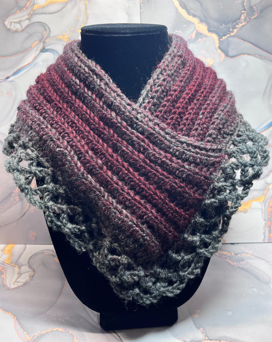 Maroon & Grey Cowl